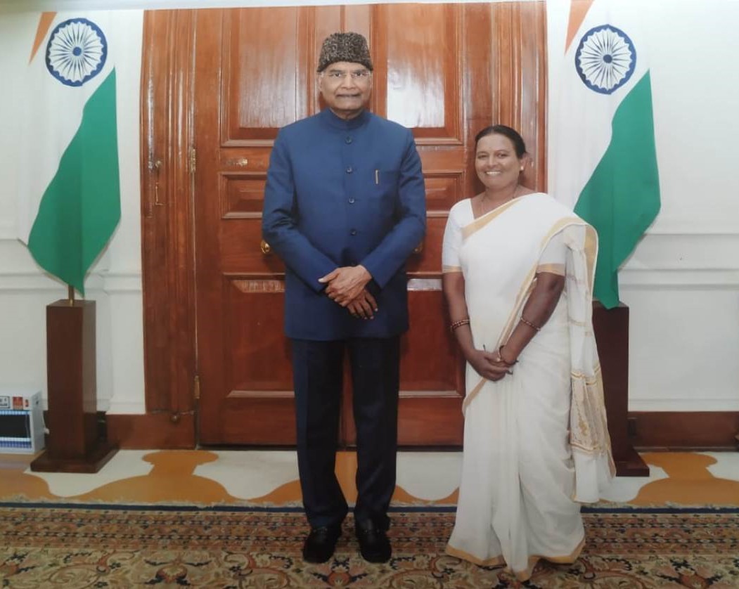 Meeting with Honourable President Ram Nath Kovind in the year 2020